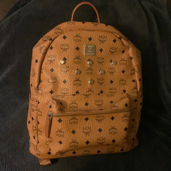 MCM Handbags - MCM stark sprinkle stud medium canvas